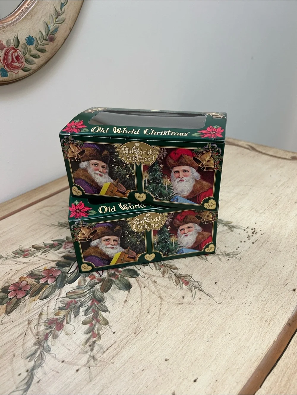 Old World Christmas Ornament Boxes